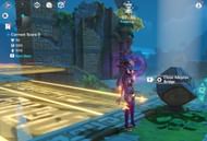 Interact with these cubes to close the nearby Adeptus Bridge (Image via miHoYo)